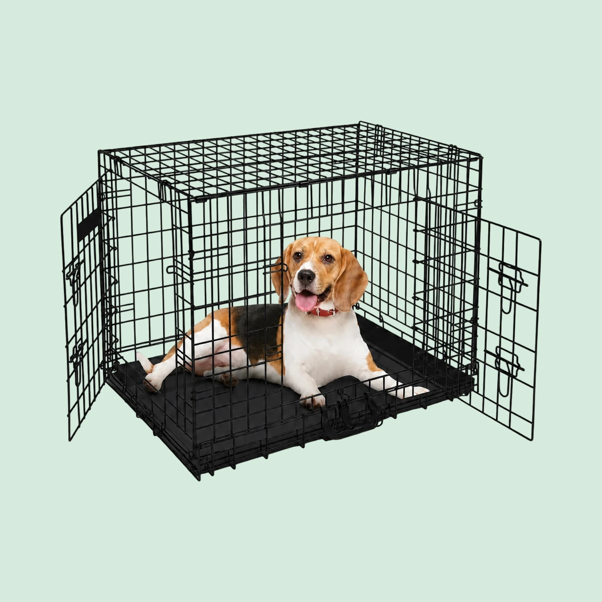 BELOFAY Folding Crate, 30 inch, two doors