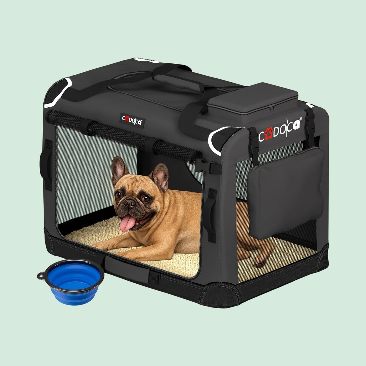 Cadoca Folding Fabric Travel Crate