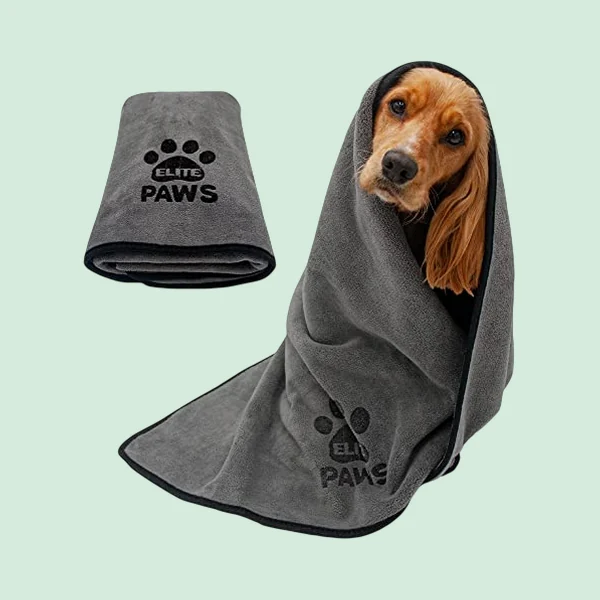 Elite Paws Ultra-Absorbent Dog Towel, 140x70cm
