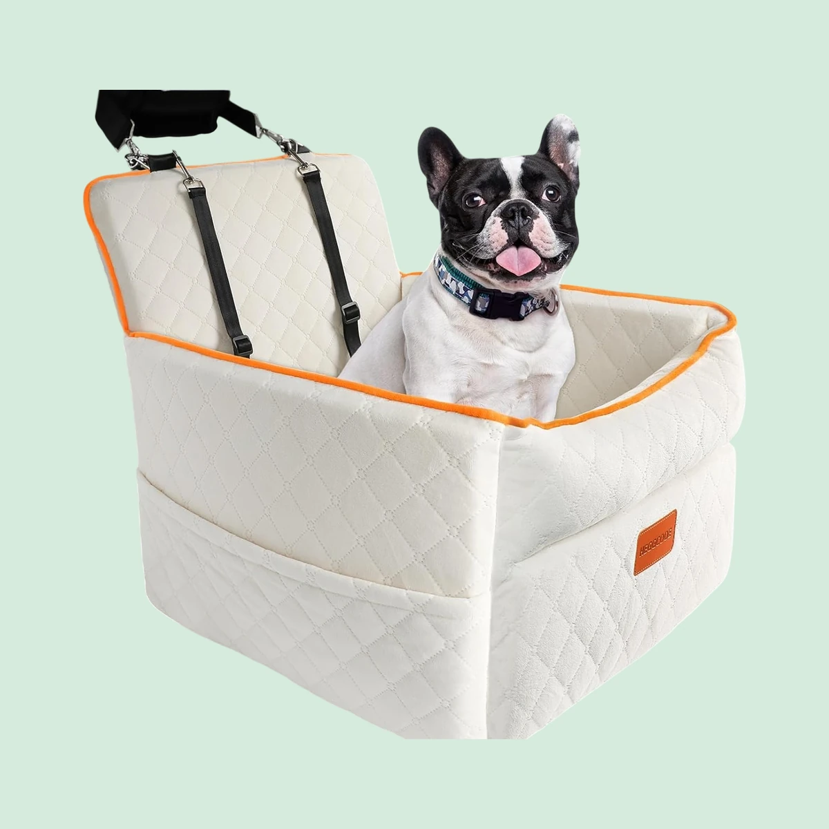 HEGGCOOE Memory Foam Dog Car Seat