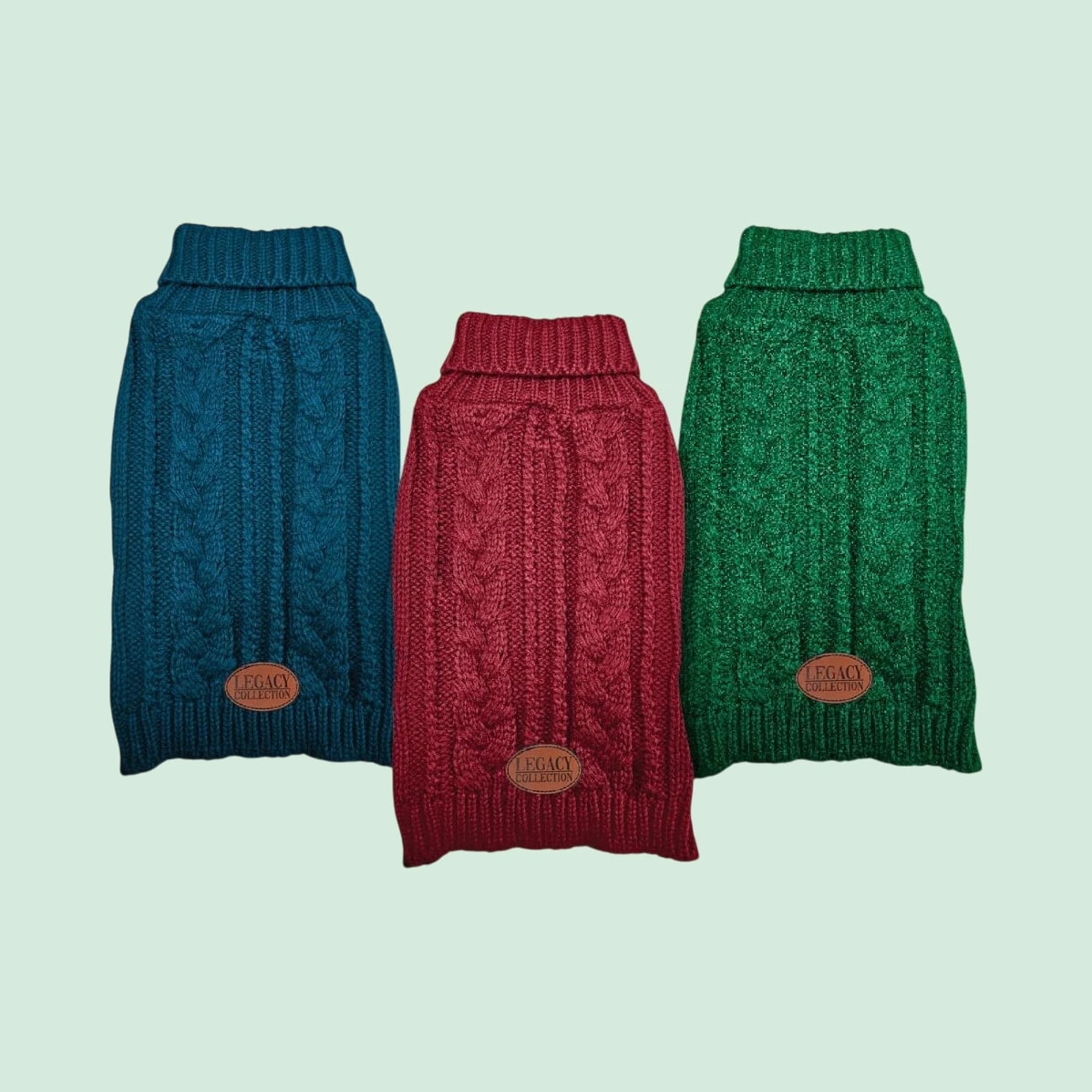 HugglePets Cable knit jumper, four sizes