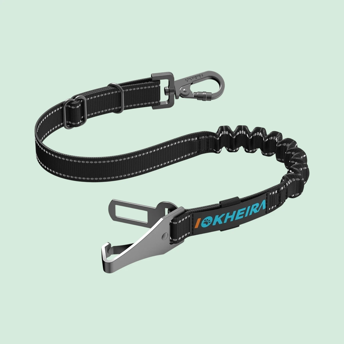 IOKHEIRA Car Seat Belt Tether, bungee