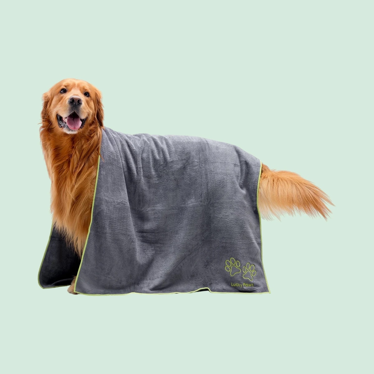 Lucky Paws Extra Large Microfibre Dog Towel, 140x70cm