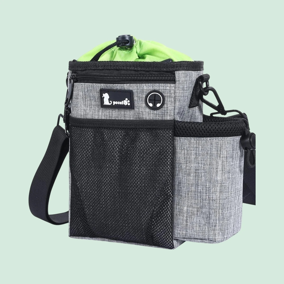 pecute Large Treat Pouch with Bottle Holder