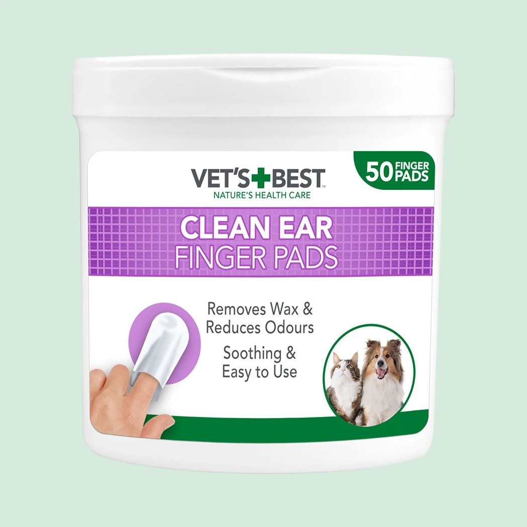 Vet's Best Ear Relief Finger Wipes, 50
