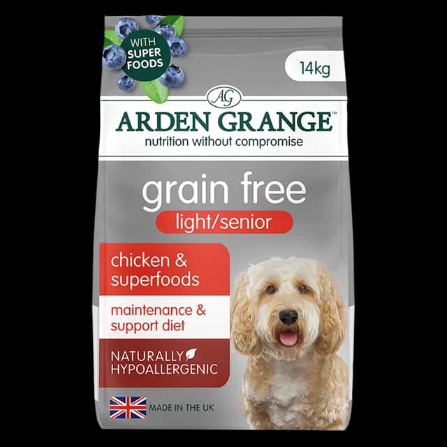 Arden Grange Grain Free Light/Senior Superfoods – Chicken