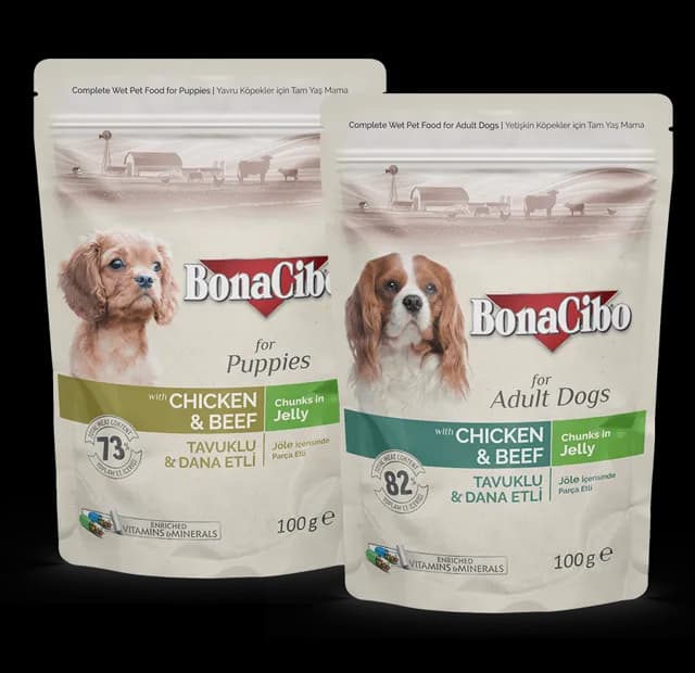 Bonacibo Pouches – Adult Chicken & Beef