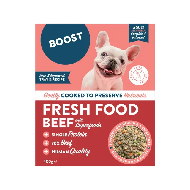 Boost Fresh Food Trays – Beef