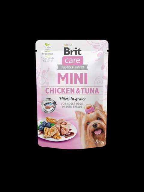 Brit Care Mini fillets in gravy – Chicken & Tuna