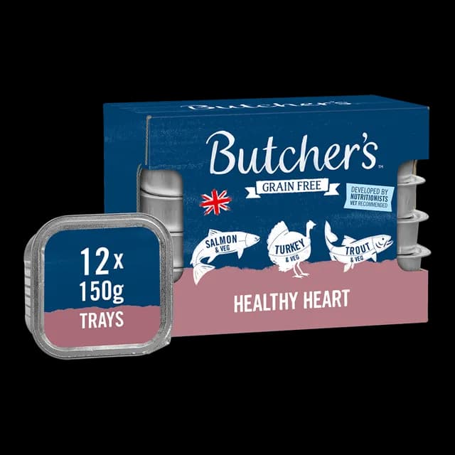 Butchers Healthy Heart Foil – With Salmon & Veg