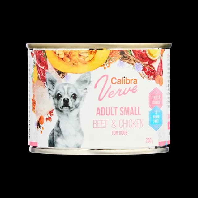 Calibra Verve Adult Small Cans – Beef & Chicken