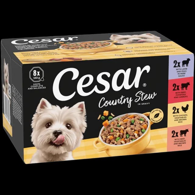 Cesar Country Stew Trays – Beef, Lamb & Chicken