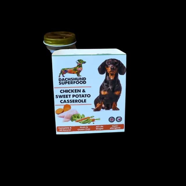 Dachshund Superfood Pate Private label – Chicken & Sweet Potato Casserole