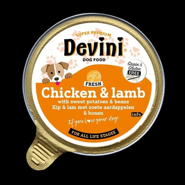 Devini Wet Food – Chicken & Lamb