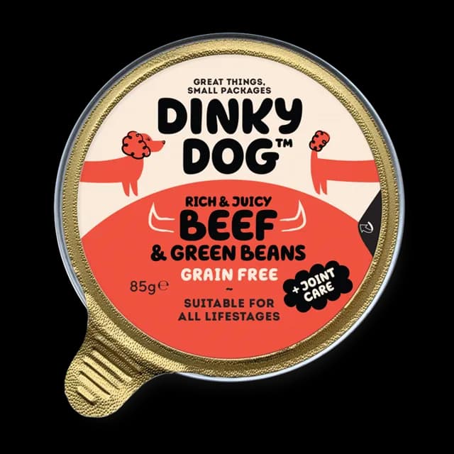 Dinky Dog Wet Food – Beef & Green Beans