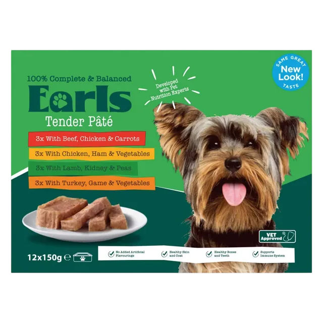 Earls Meaty Selection Trays – With Beef, Chicken & Carrots