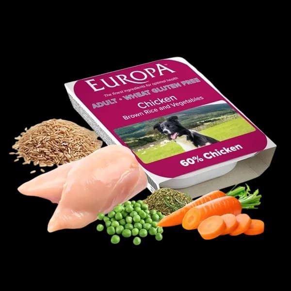 Europa Adult Trays – Chicken, Brown Rice & Vegetables