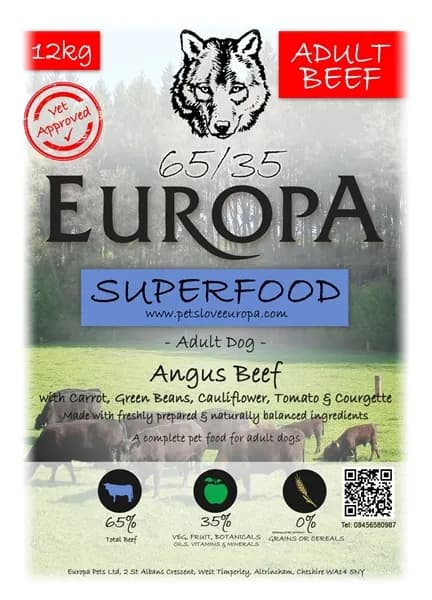 Europa Super Food 65/35 – Angus Beef