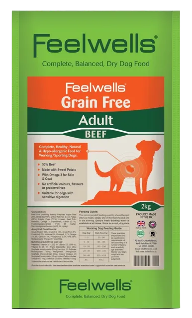 Feelwells Grain Free Adult – Beef