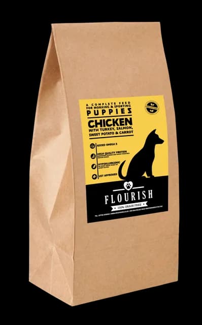 Flourish Grain Free Puppy – Chicken, Turkey & Salmon