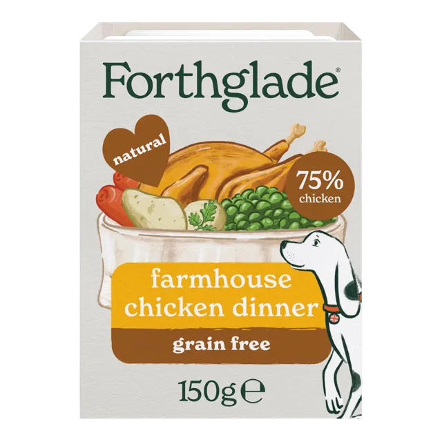 Forthglade Small Portion Grain Free – Farmhouse Chicken Dinner