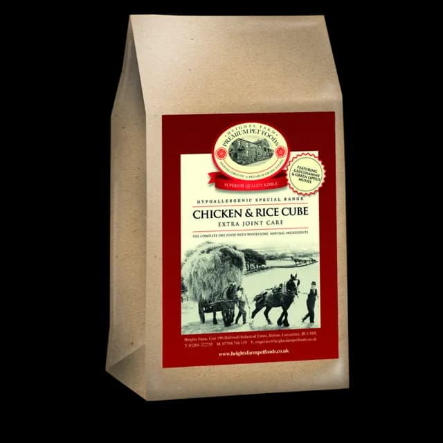 Heights Farm Adult Extra Joint Care – Chicken & Rice Cube