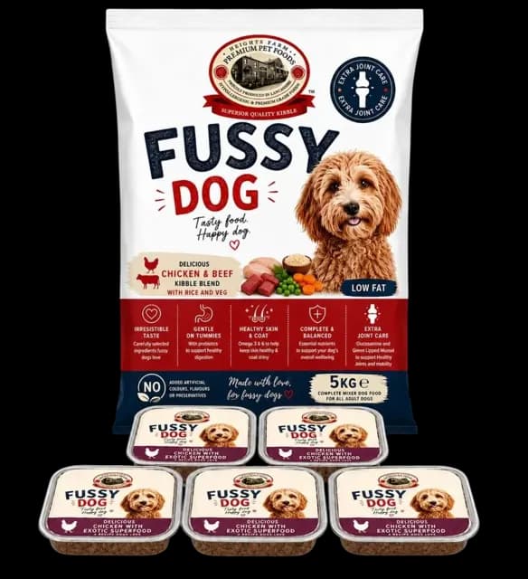 Heights Farm Fussy Dog (Sensory Bowl) – Chicken with Exotic Superfoods