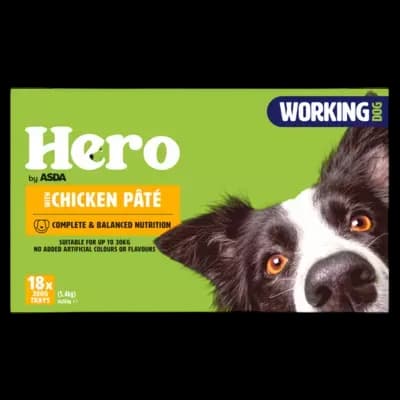 Hero by Asda Working Dog Pate Trays – —
