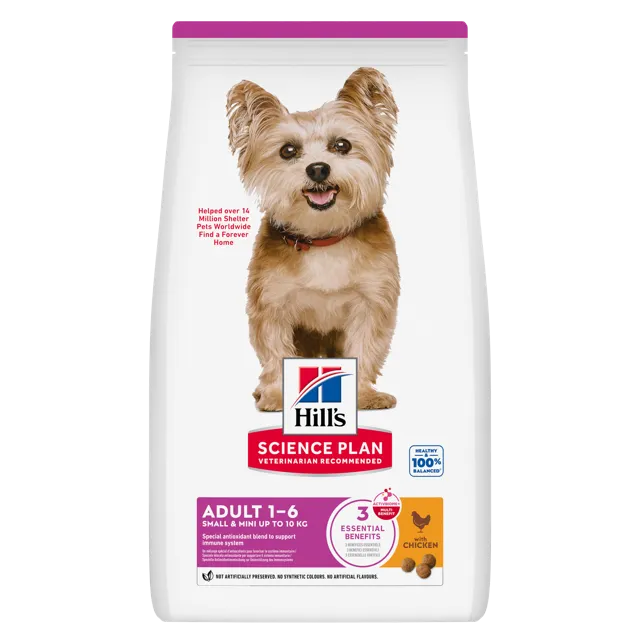 Hill's Science Plan Adult 1-6 Small & Mini with Chicken – —