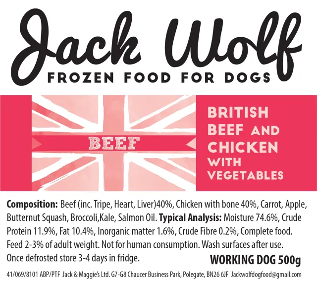 Jack Wolf Working Dog – Beef