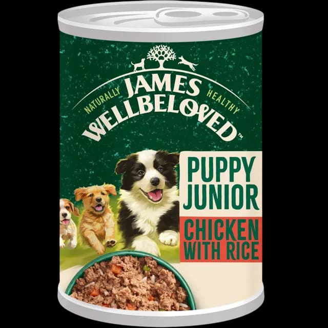 James Wellbeloved Puppy Wet Loaf Can – Chicken, Rice & Vegetables