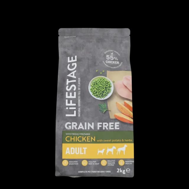 Lifestage Grain Free Adult Dry Food – Chicken with Sweet Potato & Herbs