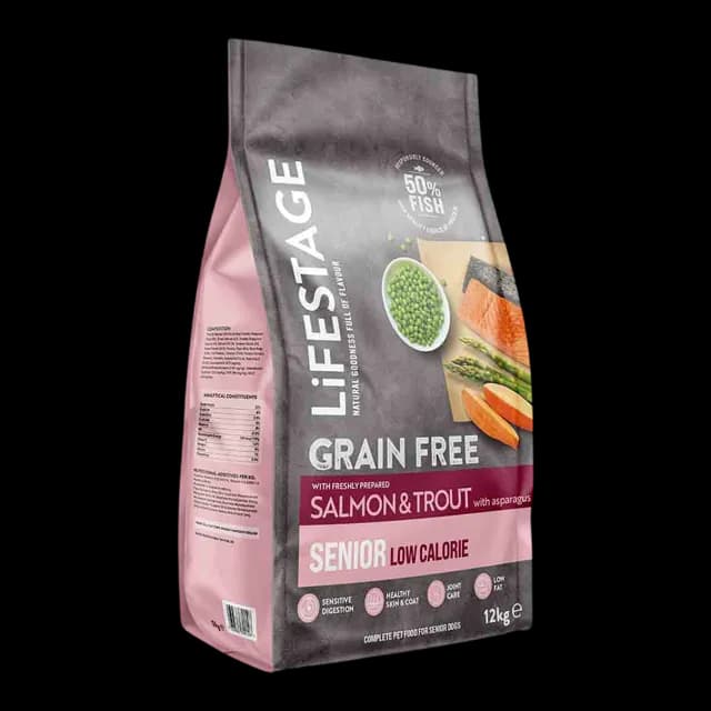 Lifestage Grain Free Dry Senior – Salmon & Trout