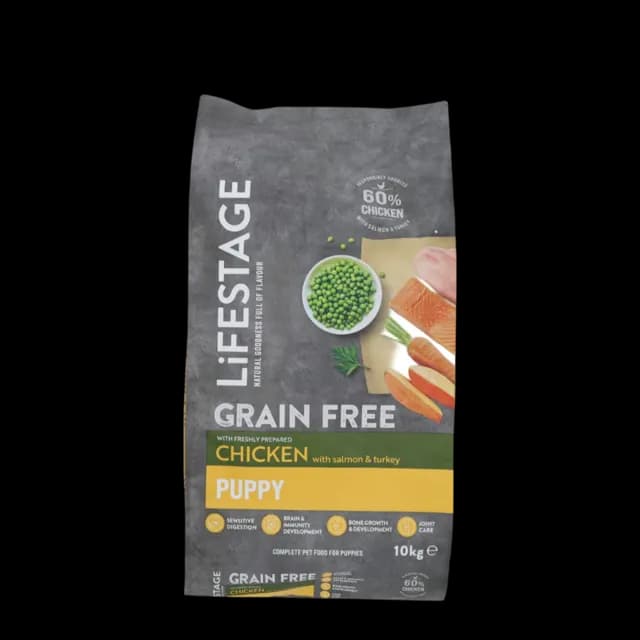 Lifestage Grain Free Puppy Dry Food – Chicken Turkey & Salmon