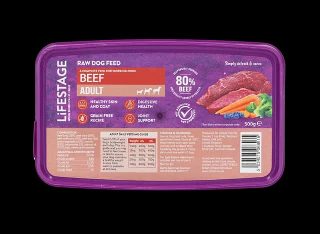 Lifestage Grain Free Raw – Beef