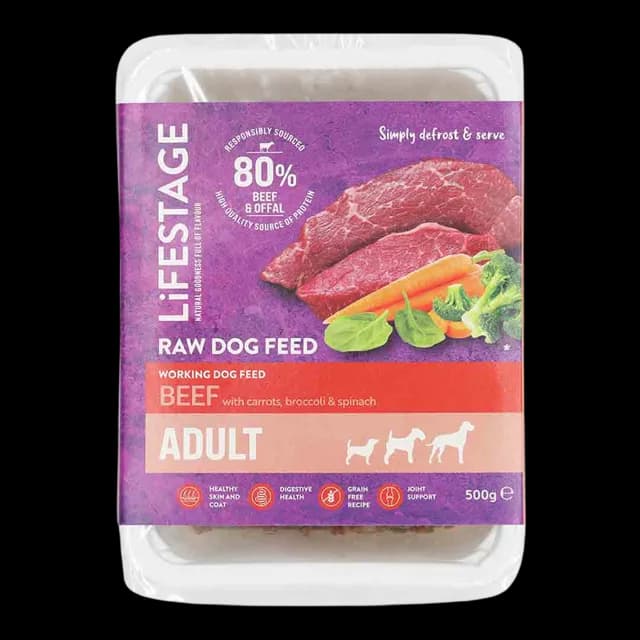 Lifestage Raw Adult – Beef