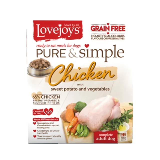 Lovejoys Pure & Simple Wet Adult – Chicken