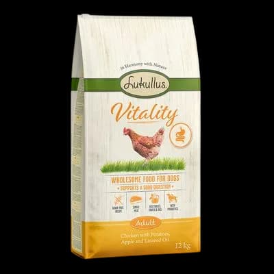 Lukullus Vitality Adult Grain-Free Dry – Digestive Support Chicken