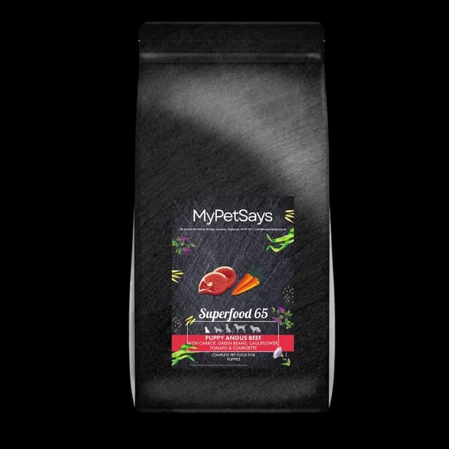 My Pet Says Superfood 65 Puppy – Angus Beef
