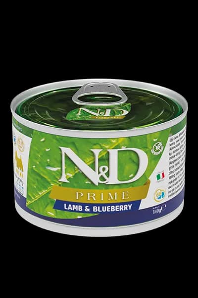 N&D Prime Adult Mini Wet – Lamb & Blueberry