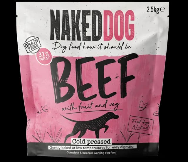 Naked Dog Cold Pressed – Beef