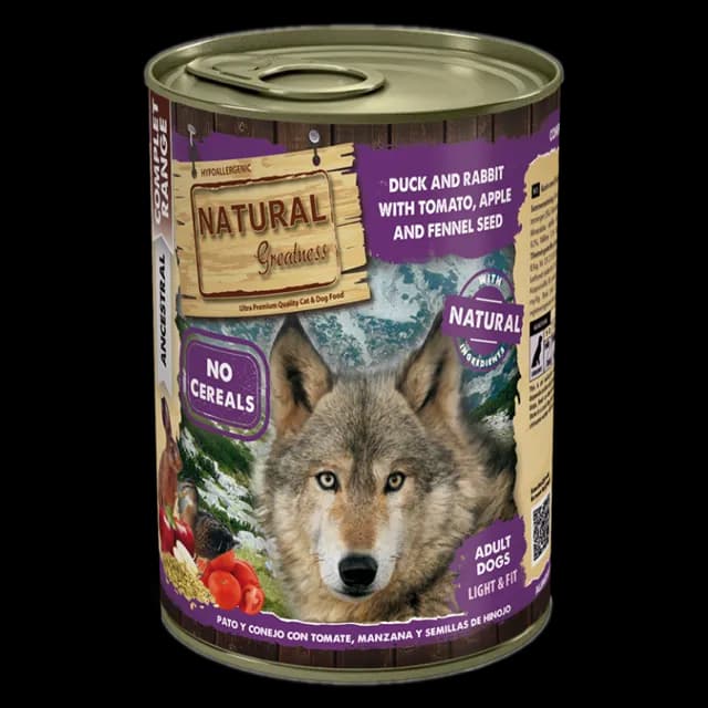Natural Greatness Complete Wet Adult Light Duck and Rabbit – —