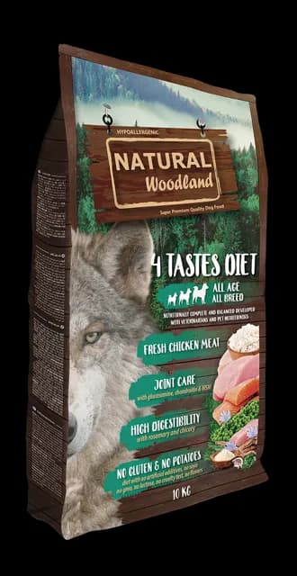 Natural Woodland Dry All Age & Breed – 4 Tastes Diet
