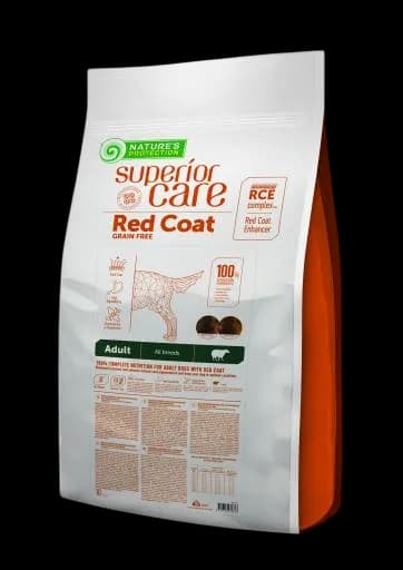 Nature's Protection Superior Care Red Coat Adult Grain Free – With Lamb