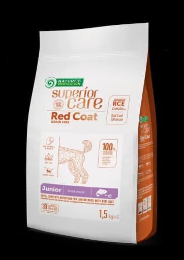 Nature's Protection Superior Care Red Coat Junior Small Breed – —