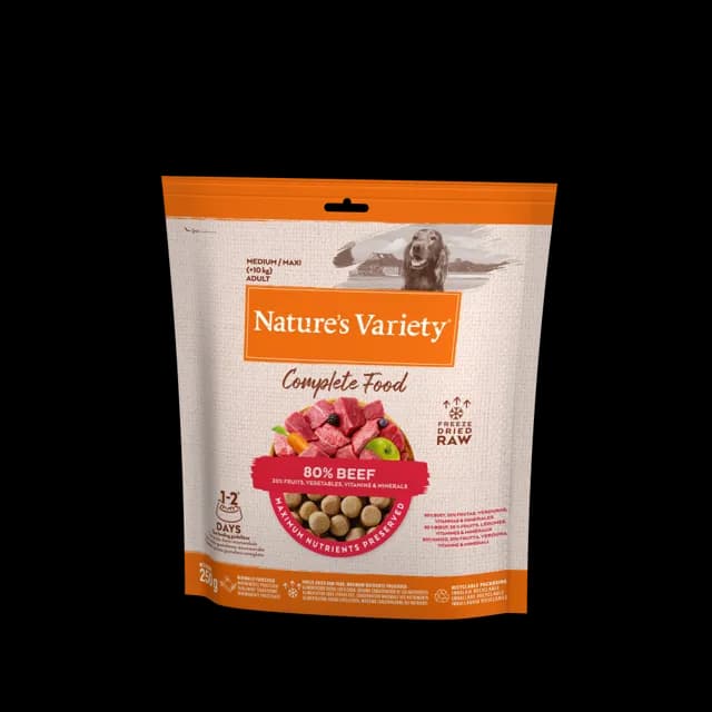Nature's Variety Complete Freeze Dried Food Adult – 80% Beef