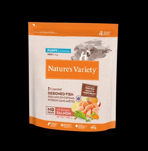 Nature's Variety No Grain Puppy Mini – Norwegian Salmon