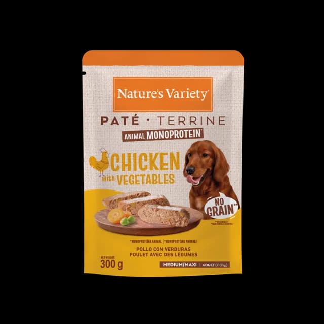 Nature's Variety Paté Animal Monoprotein Adult Medium / Maxi – Chicken