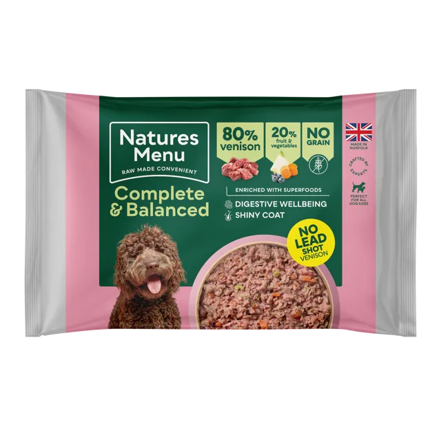 Natures Menu Country Hunter 80% – Wild Venison with Superfoods
