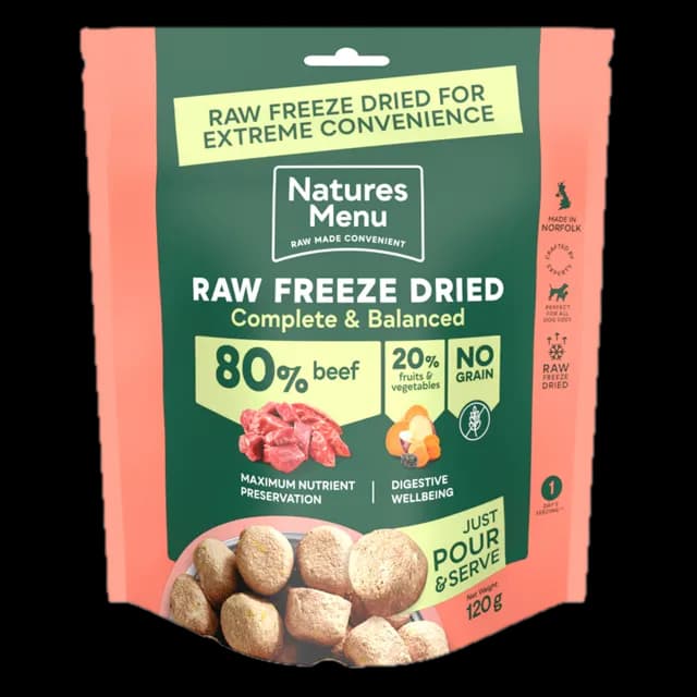 Natures Menu Raw Freeze-Dried – Beef